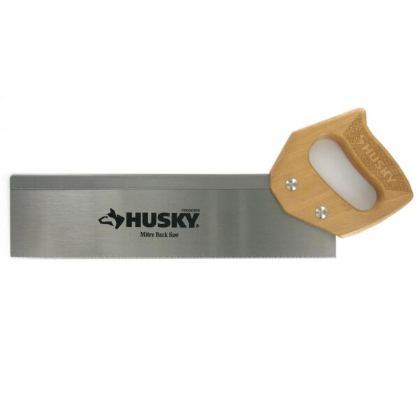 Husky 14 in. Back Saw with Wood Handle