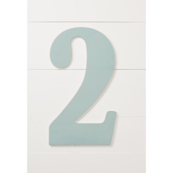 Jeff McWilliams Designs 18 in. Oversized Unfinished Wood Number "2"
