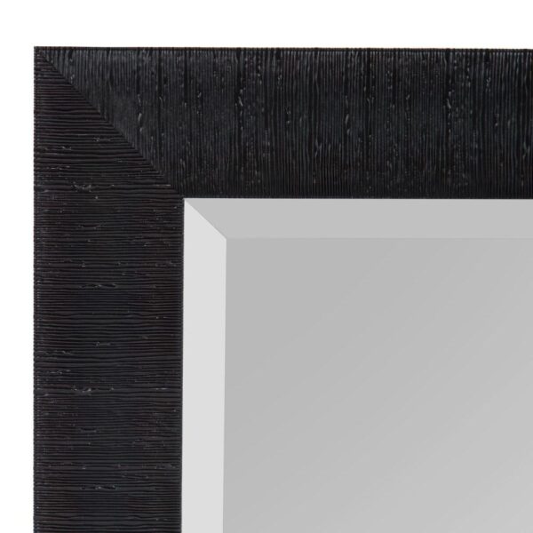 Kate and Laurel Large Rectangle Black Beveled Glass Contemporary Mirror (41.75 in. H x 29.75 in. W)