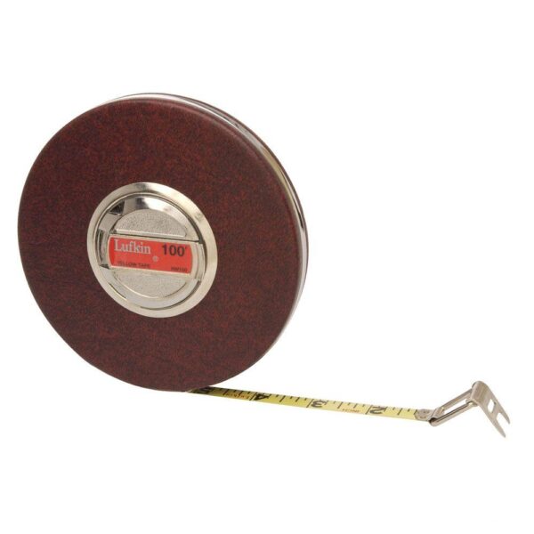 Lufkin Home and Shop 3/8 in. x 100 ft. Yellow Clad Tape Measure