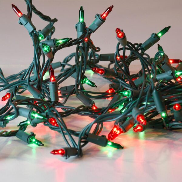 LUMABASE 200-Light Red and Green Mini String Light