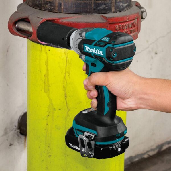 Makita 18-Volt LXT Lithium-Ion Compact Brushless Cordless 1/2 in. 3-Speed Impact Wrench Kit 2.0 Ah