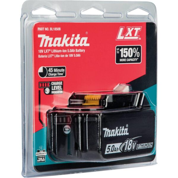 Makita 18-Volt LXT Lithium-Ion High Capacity Battery Pack 5.0Ah with Fuel Gauge
