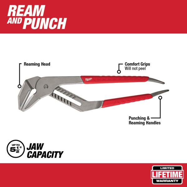 Milwaukee 20 in. Straight-Jaw Pliers