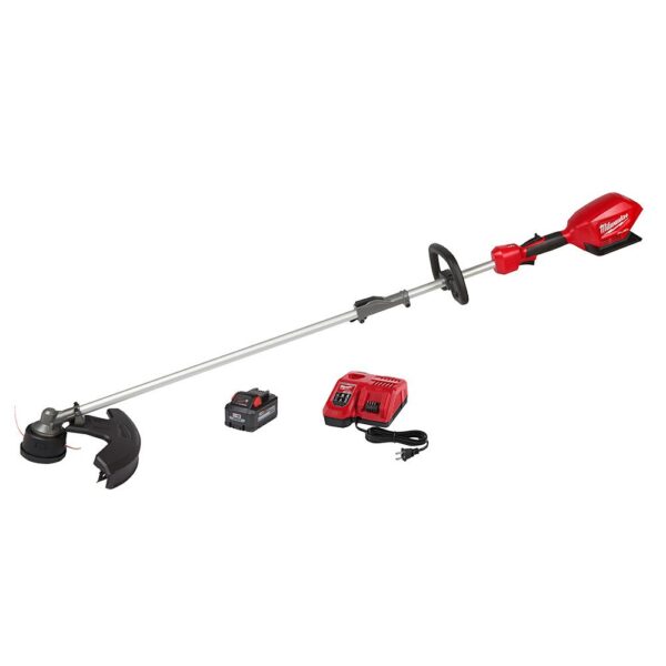 Milwaukee M18 FUEL 18-Volt Lithium-Ion Brushless Cordless String Trimmer with Quik-Lok Attachment Capability, 250 ft. Trimmer Line