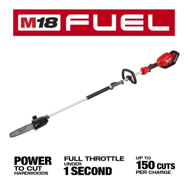 Milwaukee M18 FUEL 18-Volt Lithium-Ion Cordless Brushless String Grass Trimmer Combo Kit with Pole Saw, Hedge Trimmer, Edger