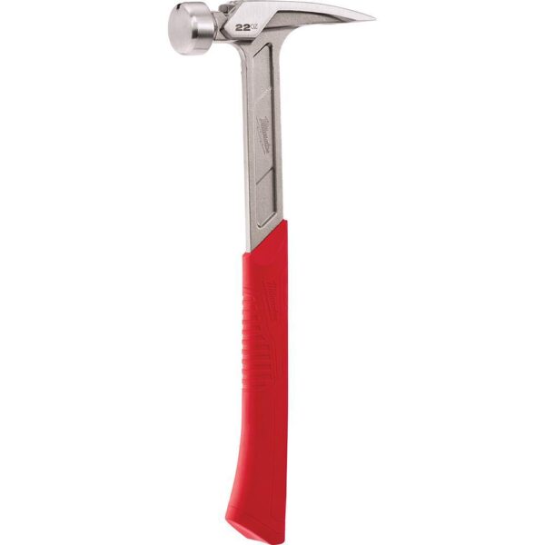 Milwaukee 22 oz. Smooth Face Framing Hammer with Hammer Loop
