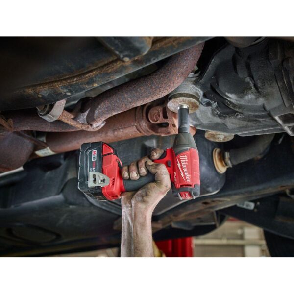 Milwaukee M18 FUEL 18-Volt Lithium-Ion Brushless Cordless 3/8 in. Impact Wrench with Friction Ring Kit with Two 5 Ah Batteries