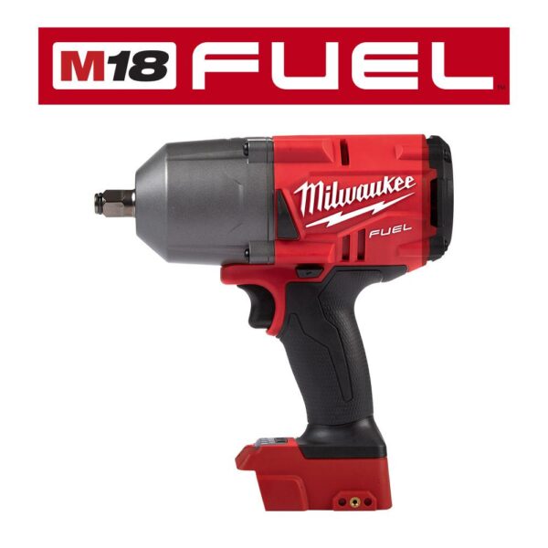 Milwaukee M18 FUEL 18-Volt 1/2 in. Lithium-Ion Cordless Impact Wrench w/ Friction Ring & Backpack Vacuum w/ Two 6.0Ah Batteries