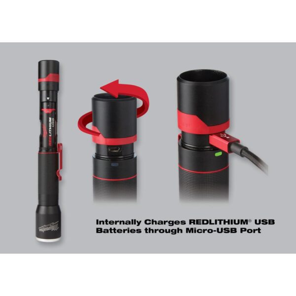 Milwaukee 24 in. Redstick Digital Box Level with Pin-Point Measurement Technology W/ 700 Lumens LED Rechargeable Flashlight