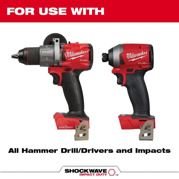 Milwaukee 3/16 in. x 4 in. x 6 in. SHOCKWAVE Carbide Hammer Drill Bit for Concrete, Stone, Masonry Drilling