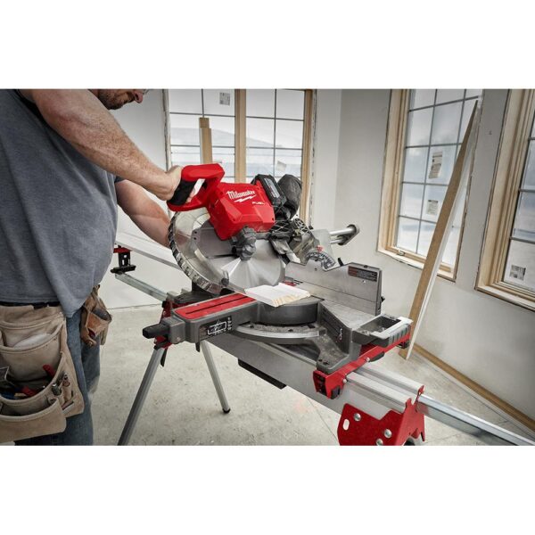 Milwaukee M18 FUEL 18-Volt Lithium-Ion Brushless 12 in. Cordless Dual Bevel Sliding Compound Miter Saw with Compact Router