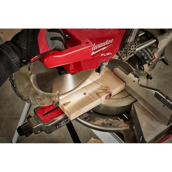 Milwaukee M18 FUEL 18-Volt Lithium-Ion Brushless 12 in. Cordless Dual Bevel Sliding Compound Miter Saw with 18-Gauge Brad Nailer