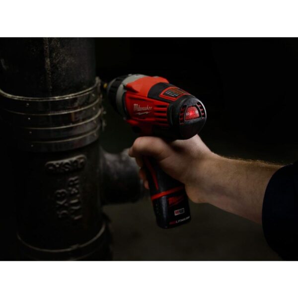 Milwaukee M12 12-Volt Lithium-Ion Cordless 1/4 in. No-Hub Coupling Driver (Tool-Only)