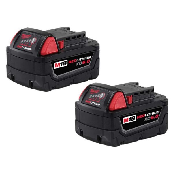 Milwaukee M18 18-Volt Lithium-Ion XC 6.0 Ah Extended Capacity Battery Pack