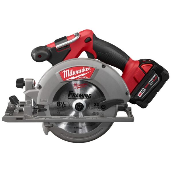 Milwaukee M18 FUEL 18-Volt Lithium-Ion Brushless Cordless Combo Kit (5-Tool) with  M18 FUEL Mid Torque 1/2 in. Impact Wrench