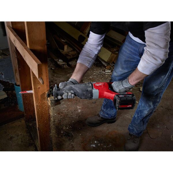 Milwaukee M18 FUEL 18-Volt Lithium-Ion Brushless Cordless Surge Impact and Hammer Drill Combo Kit /W M18 Reciprocating Saw