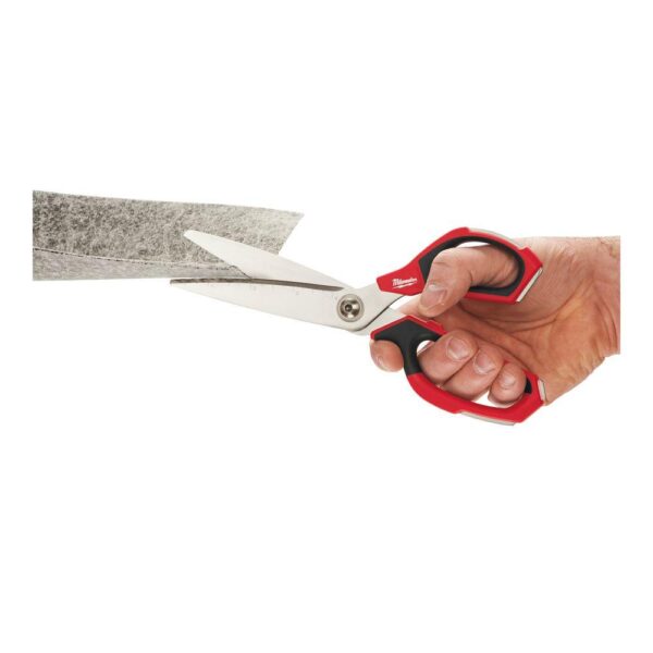 Milwaukee Jobsite Straight Scissors with Iron Carbide Blades