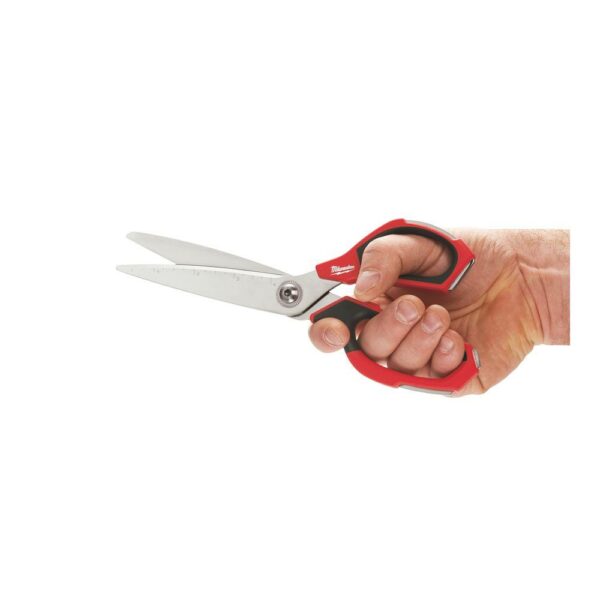 Milwaukee Jobsite Straight Scissors with Iron Carbide Blades