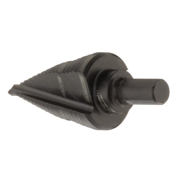 Milwaukee 7/8 in. and 1-1/8 in. #9 Step Black Oxide Drill Bit
