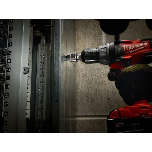 Milwaukee 7/8 in. and 1-1/8 in. #9 Step Black Oxide Drill Bit