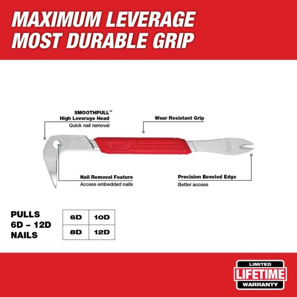 Milwaukee 9 in. Nail Puller with Dimpler