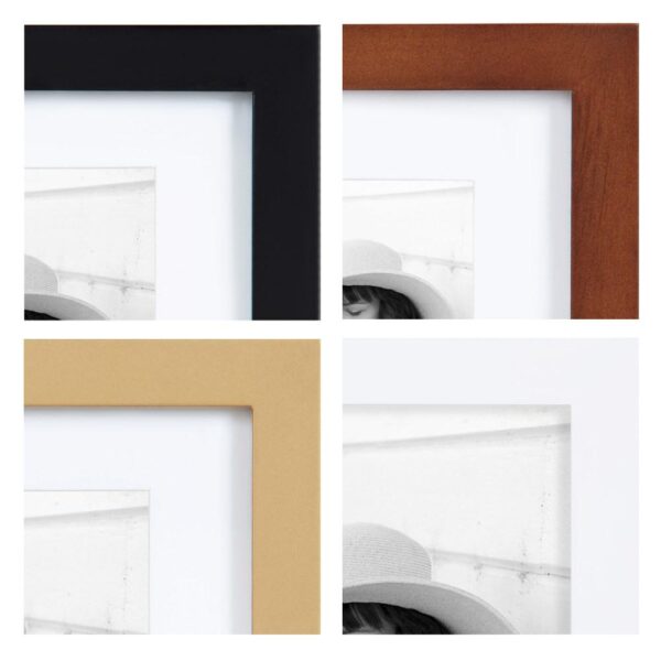 Kate and Laurel Gallery Multi/Brown Picture Frames (Set of 10)