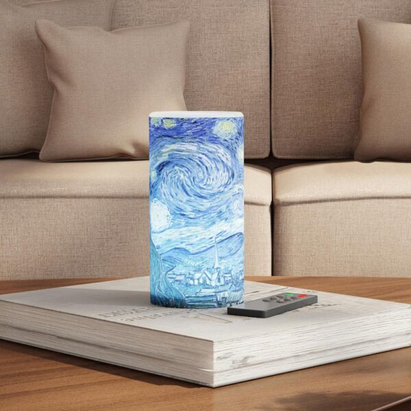 Lavish Home Starry Night LED Flameless Candle with Remote Control