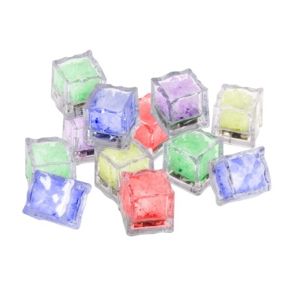 Lavish Home Ice Cube Shaped LED Lights (12-Per Pack)