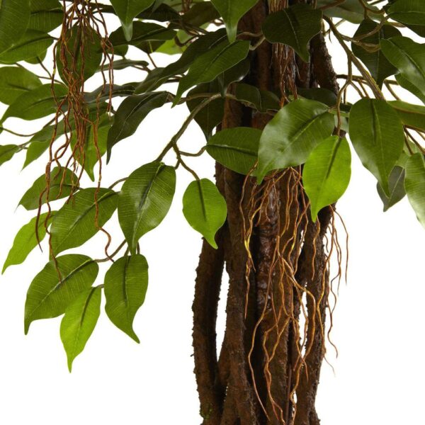Nearly Natural 7.5 ft. UV Resistant Indoor/Outdoor Ficus Tree