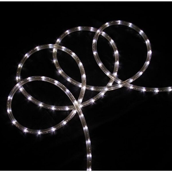 Northlight 18 ft. 108-Light Pure White Indoor/Outdoor LED Christmas Rope Lights