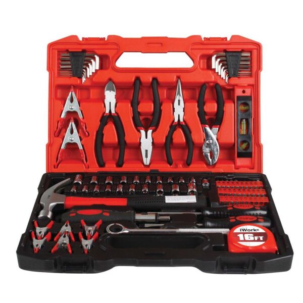 OLYMPIA SAE and Metric Combination Tool Set (90-Piece)