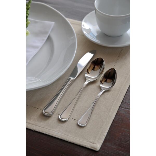Oneida New Rim II 18/0 Stainless Steel Round Bowl Soup Spoons (Set of 12)