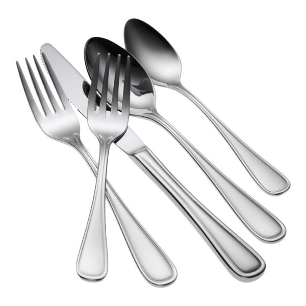 Oneida New Rim Silver 18/0 Stainless Steel Dinner Fork (12-Pack)