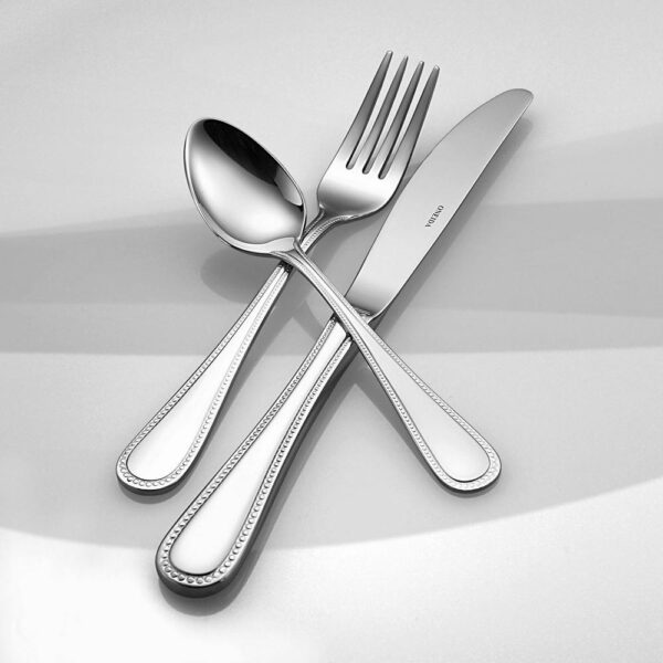 Oneida Pearl 18/10 Stainless Steel Dinner Forks (Set of 12)