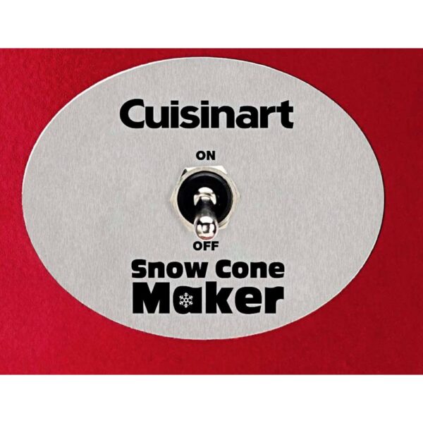 Cuisinart 20 oz. Red Countertop Snow Cone Machine