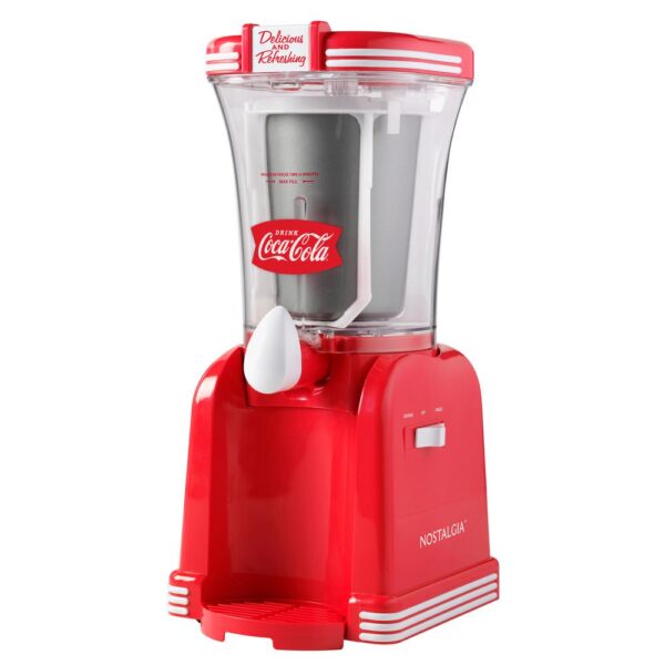 Nostalgia 32 oz. Red Coca-Cola Slush Drink Maker with Cord Storage