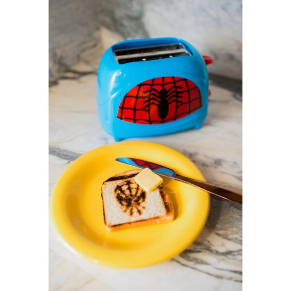 Uncanny Brands Spiderman Classic 2-Slice Red Toaster