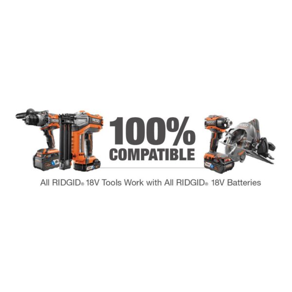 RIDGID 18-Volt OCTANE Bluetooth 9.0 Ah Battery with 18-Volt USB Portable Power Source with Activate Button