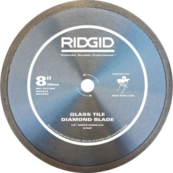 RIDGID 8 in. Glass Tile Blade