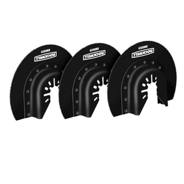 Rockwell Sonicrafter 3-1/8 in. HSS Semicircle Saw Blade (3-Pack)