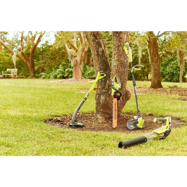 RYOBI ONE+ 18-Volt Lithium-Ion Electric Cordless String Trimmer and Edger - 1.3 Ah Battery and Charger Included