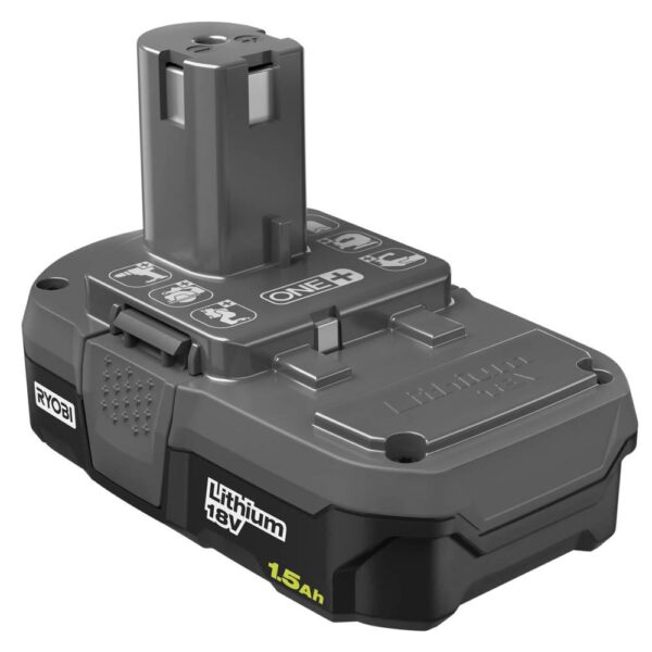 RYOBI 18-Volt ONE+ Cordless 1/4 in. Hex QuietSTRIKE Pulse Driver with 1.5 Ah Compact Lithium-Ion Battery