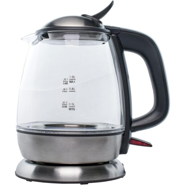 Brentwood Appliances 4.2-Cup Black Cordless Glass Electric Kettle