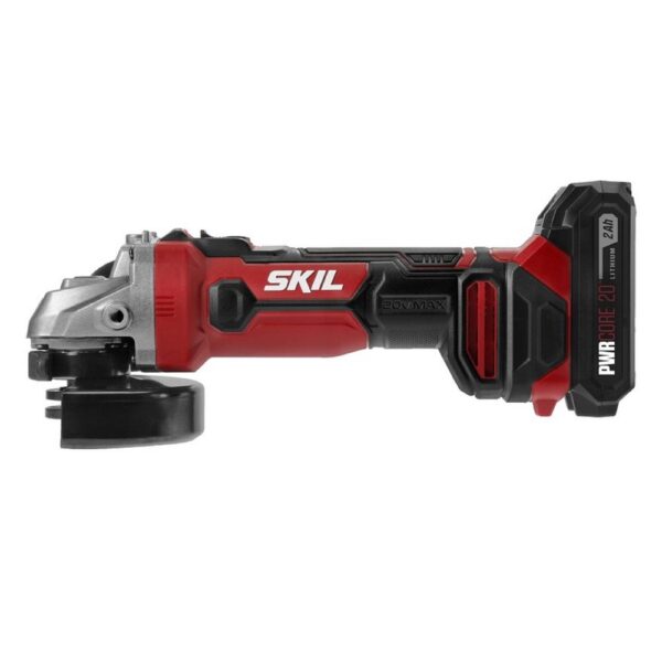 Skil PWRCORE 20-Volt Lithium-ion Cordless 4-1/2 in. Angle Grinder Kit