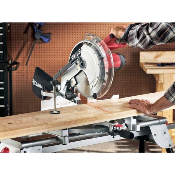 Skil 15 Amp Corded Electric 12 in. Compound Miter Saw with Quick-Mount System and Laser