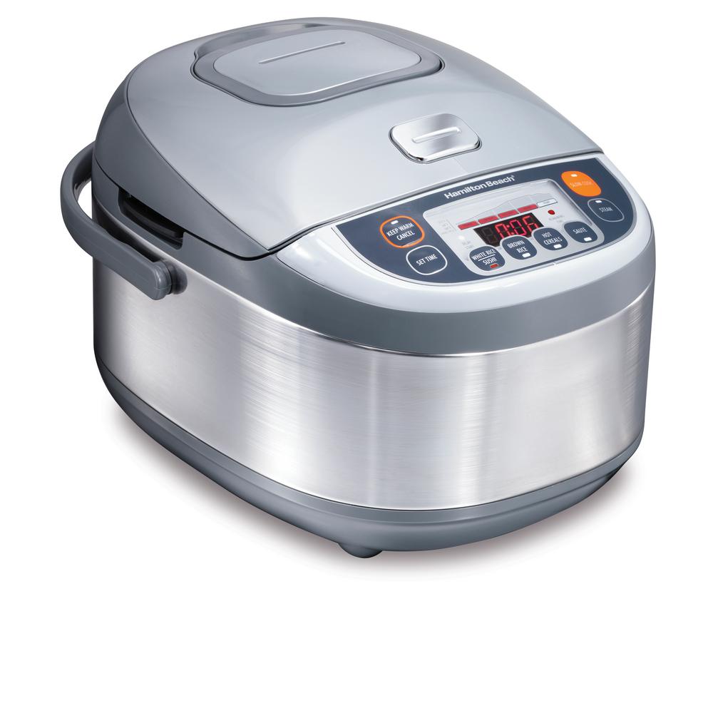 Hamilton Beach Advanced Multi-Function 16-Cup Stainless Steel Rice