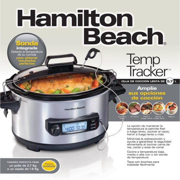 Hamilton Beach 6 Qt. Stainless Steel Slow Cooker