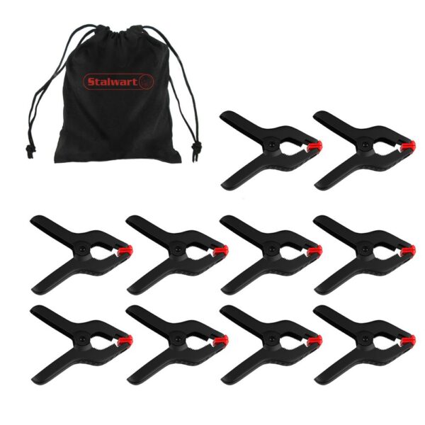 Stalwart 4.75 in. Spring Clamps Set (10-Piece)