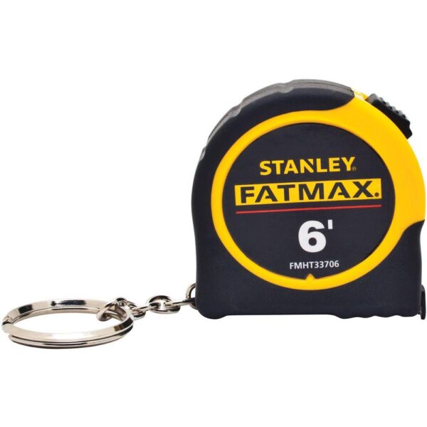 Stanley FATMAX 6 ft. x 1/2 in. Keychain Pocket Tape Measure